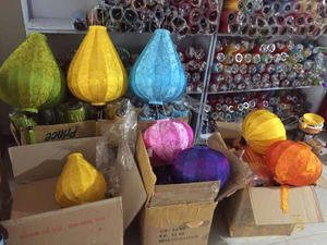 Linterna de Bambú con Forma de OVNI, Hecha a Mano en Vietnam, Decorativa, con Pilas, para Mercados Nocturnos, Bodas y Decoración de Jardines - Product Image 3