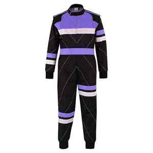Combinaison de course professionnelle multicolore personnalisée pour karting, équipement de motosport pour adulte, combinaison respirante pour la conduite automobile sur circuit - Product Image 2