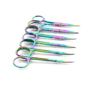 Mini japonais en acier inoxydable cils sourcils coupe ciseaux broderie maquillage ciseaux disponibles toutes les couleurs beauté en vrac - Product Image 6