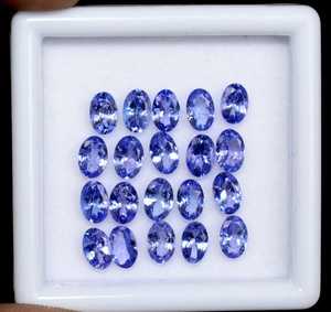 Natural Tanzanite Oval Faceted Calibrated Loose Gemstone Untreated Third Party Certified 2.00Ct ZUBEDA GEMS JEWELRY Ready for - Product Image 5