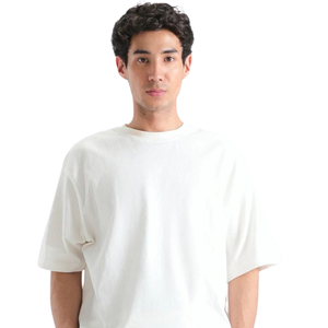 Camiseta de Cuello Redondo Oversize para Hombre, Manga Corta, Corte Relajado, Casual, Personalizada, Venta al por Mayor, Jersey, Streetwear, Fabricante OEM, Proveedor - Product Image 3