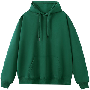Unisex Men's <b>Oversized</b> Pullover <b>Hoodie</b> Long Knitted Polyester/Cotton Blend Front Logo Embroidery Hoodies & Sweatshirts - Product Image 2