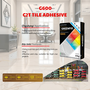 GREENFIX G600 C2T Standard 20kg Grey Waterproof Coating Strong Adhesion Non Crack Elastic Tile <b>Glue</b> Mortar Flex Tile Adhesive - Product Image 2