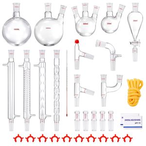 Evaporatore Rotante da Laboratorio 3.3 con Kit di Distillazione in Vetro Borosilicato, Giunto 24/40, Capacità 1000ml, Apparato per Distillazione di Oli Essenziali - Product Image 1