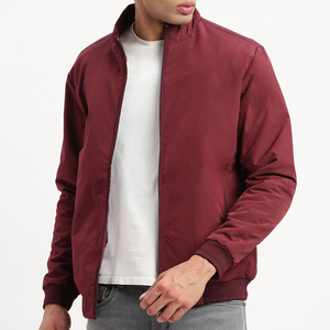 Chaqueta Bomber Unisex de Invierno, Forro Grueso y Cálido de 220g, Cierre de Cremallera, Resistente al Viento, Estilo Casual, Tejido de Poliéster, Chaqueta Bomber con Cuello Alto - Product Image 3