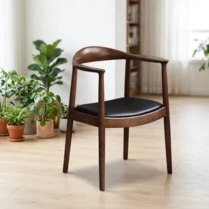 Chaise en bois de Sheesham, chaise en bois massif pour la maison, le bureau, la salle à manger, le salon, meubles durables faits à la main - Product Image 2