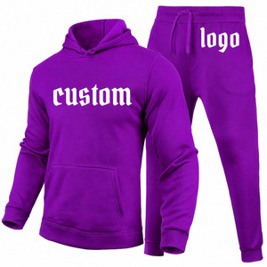 Best Quality Sports Wear Jogging Suit <b>Tracksuits</b> Custom Made Logo Printed Gym <b>Tracksuit</b> Solid Color OEM Service - Product Image 5
