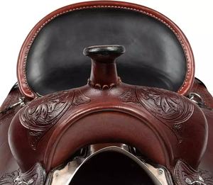 Équipement d'équitation de selle en cuir occidental de type anglais léger sur mesure avec cuirasse de têtière assortie - Product Image 4