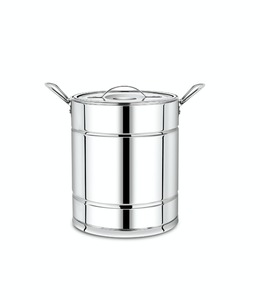 Premium Stainless Steel Big Size Hotpot 7.5 Liter Capacity High Gloss <b>Mirror</b> Finish Heavy Duty Insulated Commercial Grade Heat - Product Image 4