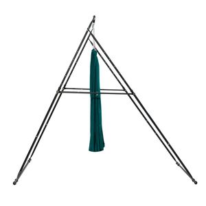 Supporto per Yoga con Struttura Triangolare, Capacità Massima 200 kg, per Amaca Yoga e Seta Aerea, con Cuscini in Schiuma EVA da 16,7 cm - Product Image 1