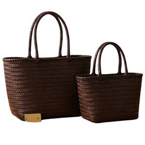 Bolso de Mano de Cuero Genuino Hecho a Mano, Directo de Fábrica, Espacioso y Ligero para Mujer, Ideal para Oficina y Viajes, con Bordado Personalizado, Reutilizable - Product Image 3