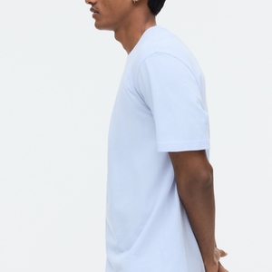 Camisetas Personalizadas para Hombre, Corte Regular, 100% Algodón, Cuello Redondo, 320g, Estilo Hip Hop, Antiarrugas, Manga Corta, Logotipo Personalizado, OEM - Product Image 2