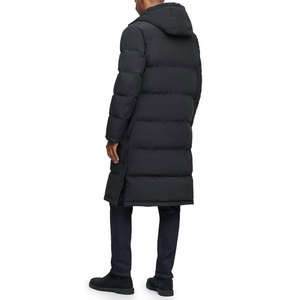 Cloth Hooded Extra Long Parka Jacket Warm Insulated Winter <b>Coat</b> Thick Durable Full Length Outerwear for Cold Weather - Product Image 4