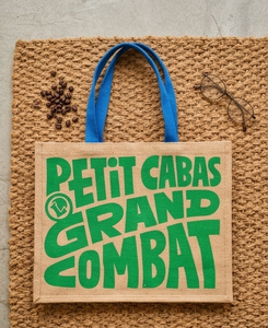 Premium Natural <b>Jute</b> Tote <b>Bag</b> Reusable Shopping Carry <b>Bag</b> with Strong Handles Eco Friendly Grocery and Retail Packaging - Product Image 4