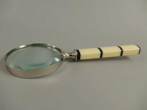 Lunettes grossissantes en laiton avec bordure dorée, artisanat métallique, prix d'usine, faible MOQ, idées de cadeaux promotionnels décoratifs, lunettes grossissantes nautiques - Product Image 2