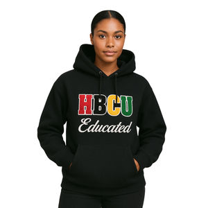 Sudadera con Capucha Pan Africana para Estudiantes de HBCU, Bordado Chenille, Sudadera de Moda con Logotipo Personalizado de la Hermandad Griega Divine Nine Apparel - Product Image 1