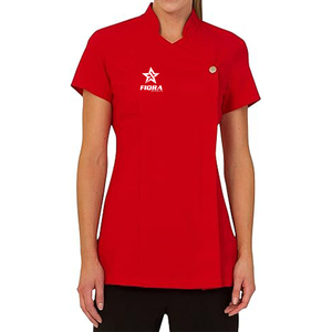 เสื้อสครับแพทย์แบบถักคุณภาพพรีเมียมสำหรับผู้หญิง OEM 2026 พร้อมโลโก้สั่งทำ ชุดยูนิฟอร์มสปา เสื้อคลุมร้านเสริมสวย ระบายอากาศได้ดี ยืดหยุ่น ชุดทำงานพยาบาล - Product Image 2