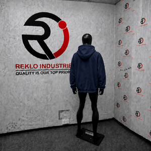 Custom Navy Blue Oversized Zip Up <b>Hoodie</b> With Graphic Eyes Print Streetwear Unisex Full Zipper Hooded Sweatshirt For <b>Men</b> Women - Product Image 4
