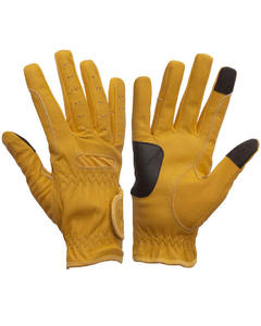 Black Full Finger Riding Gloves Waterproof Breathable Non Slip Leather <b>Equestrian</b> Gloves for Outdoor Sports - Product Image 2