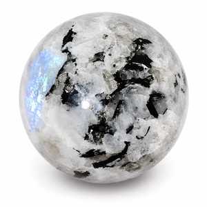 Vente en gros de pierres de lune arc-en-ciel naturelles polies de qualité supérieure, écologiques, petites sphères de 5-6 cm pour la guérison, le Feng Shui, l'amour et la maison - Product Image 4