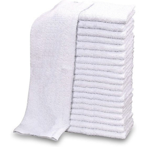 Serviettes de cuisine en lin et polyester, 50x70 cm, blanches unies, pour sublimation, vente en gros - Product Image 4