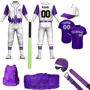 Ensembles d'uniformes de baseball professionnels sur mesure, ensembles d'uniformes de baseball de couleur personnalisée, fabricant de premier plan, en vente - Product Image 1