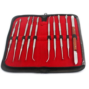 Espátulas Dentales de Acero Inoxidable de Alta Calidad, Juego de 10 Piezas, Cuchillos para Yeso, Herramientas de Tallado de Cera para Laboratorio, Certificación CE ISO, Marca Grip Surgical - Product Image 1