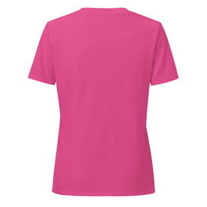 T-shirt rose vif pour femme avec motif 'Mom', en coton doux, col rond, manches courtes, vêtement décontracté pour tous les jours - Product Image 5