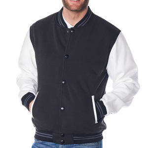 Veste universitaire de baseball, vêtements de fabricants sur mesure, vente en gros, veste en cuir coupe-vent et imperméable, veste d'hiver - Product Image 1