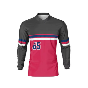 Direct Factory Price High Quality Breathable Plus Size Men's Motocross Jersey Custom Team Name Sportswear Polyester/Nylon Quick - Product Image 2