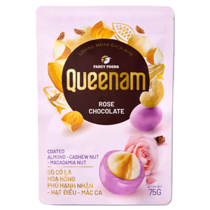 Dragées au chocolat OEM/ODM, vente en gros directe du fabricant, collations HALAL, 75g, amandes, noix de cajou, noix de macadamia enrobées de chocolat rose - Product Image 1