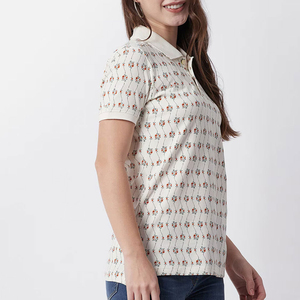 Camiseta Polo Sublimada para Mujer, Ropa de Verano al por Mayor, Nueva Llegada 2026, Camisetas Polo para Mujer con Cuello Camisero - Product Image 3