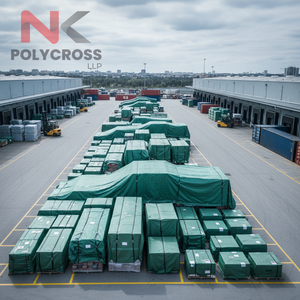 Bâche en PVC en gros pour l'Europe, imperméable et ignifuge, pour la couverture industrielle des camions, des tentes et des entrepôts extérieurs - Product Image 2