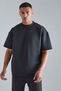 Camiseta de hombre oversize de corte holgado con hombros caídos, manga corta, de algodón, estilo casual y streetwear - Product Image 3