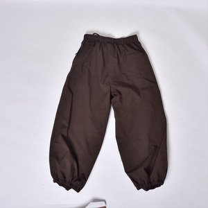 Pantalones Impermeables con Cordón Ajustable, Estampado de Telaraña Marrón, Transpirables, de Poliéster, Estilo Adulto - Product Image 1