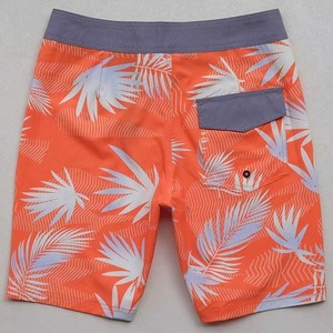 Street Style Cotton Casual Sublimation <b>Men</b> Shorts Customizable Quick Dry Swim <b>Trunks</b> Regular Fit - Product Image 2