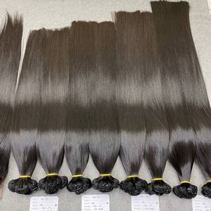 Pelo vietnamita alineado con cutícula de paquete crudo de larga duración, 100% cabello humano sedoso pelo de bebé recto - Product Image 2