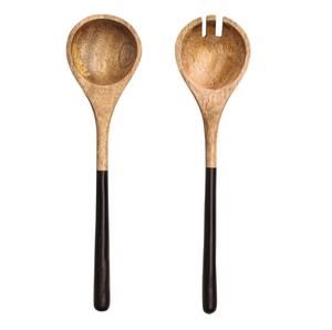 Hot Selling 2024 Kitchen 2 Pieces Hot Today Fashionable Wooden <b>Salad</b> <b>Server</b> Acacia <b>Salad</b> <b>Server</b> Set Kitchen Accessories - Product Image 4