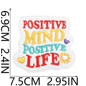 Wholesale Custom Embroidery Patch 3D Puff Thread Badge Iron On Sew On Applique for <b>Jackets</b> Caps Bags Shirts Clothing Factory - Product Image 6