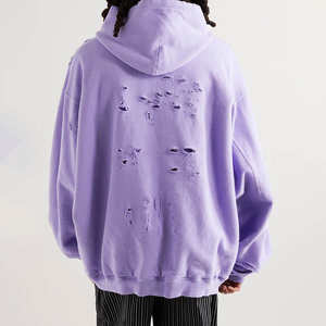 Novedad: Sudaderas con Capucha Cortas de Algodón con Diseño Personalizado, Logotipo, Estilo Hip Hop Vintage, Lavado a la Piedra, Bordado Desgastado, para Invierno - Product Image 3