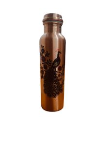 High Quality Copper water Bottle <b>Designer</b> Copper Bottle Heavy-Duty Copper Outdoor Bottle At Best Price <b>By</b> SALEEM INTERNATIONAL - Product Image 2