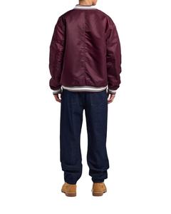 แจ็คเก็ตวาร์ซิตี้ผ้าซาตินคุณภาพสูงสำหรับผู้ชาย ดีไซน์ทันสมัย เสื้อแจ็คเก็ตเลตเตอร์แมนระดับพรีเมียมเพื่อแฟชั่นสุดยอด โฆษณาแจ็คเก็ตวาร์ซิตี้ - Product Image 4