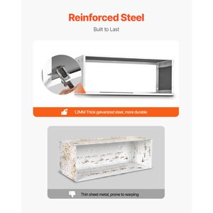 Funda Protectora para Aire Acondicionado de 42 Pulgadas, Compatible con la Mayoría de las Marcas, para Instalación a Través de la Pared - Product Image 4