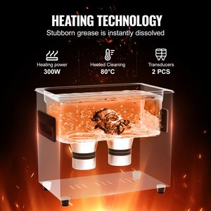 120W 3L Ultra sonico pulitore gioielli macchina per pulire con cestello riscaldatore e Timer di pulizia migliorata - Product Image 3