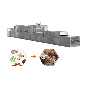 New Tunnel Continuous Working Microwave Drying Machine Spice <b>Dryer</b> Stainless Steel High Efficiency PLC <b>Electric</b> Heating 30kw - Product Image 1