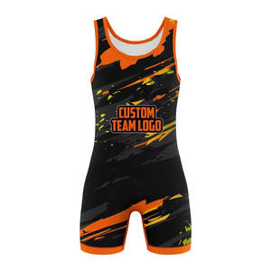 Singlet de lucha libre personalizado para hombre, elástico, transpirable, diseño al por mayor, singlet deportivo para hombre, singlet de grappling. - Product Image 2