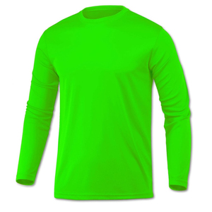 T-shirt décontracté à manches longues personnalisé pour hommes et femmes, 220g, mélange de polyester, anti-plis, séchage rapide et respirant - Product Image 6