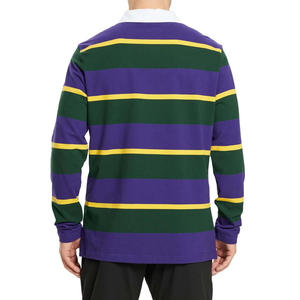 Camiseta de Rugby Personalizada al por Mayor, de Manga Larga, Informal, Sólida, Transpirable, Teñida, para Fanáticos del Rugby - Product Image 3