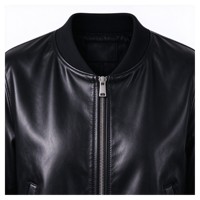 Blouson bomber pour femme 100% polyester, col montant, poches latérales zippées, poignets côtelés, vêtement d'extérieur décontracté pour l'hiver, respirant et coupe-vent