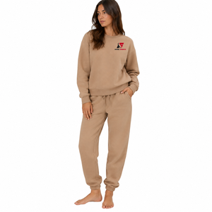 Sudadera para mujer, cálida, de forro polar, cómoda, suave, transpirable, informal, de corte relajado, elegante, perfecta para el día a día. - Product Image 1